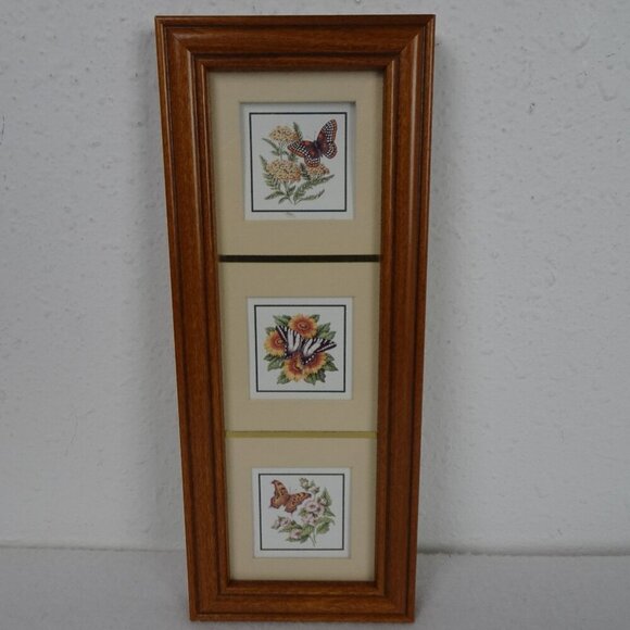 Heartfelt Decor Mini Wood Framed Square Photos Butterfly Rectangle Frame - Picture 1 of 6